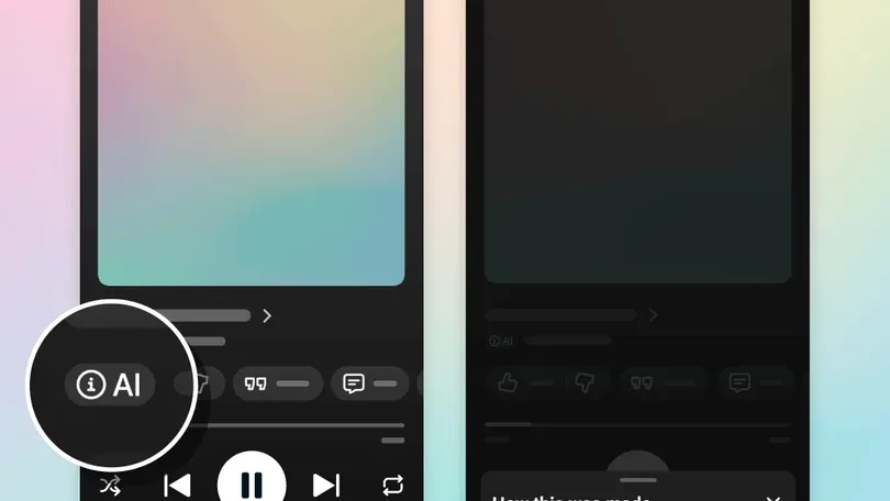 Imagen oficial de YouTube Blog: YouTube Music empieza a señalar las canciones hechas con IA